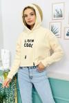 148718 Baskili Ic Polarli Sweatshirt